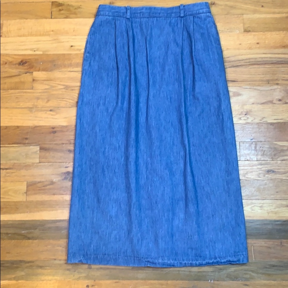 DAVID BROOKS Vintage Light Blue Jean Skirt